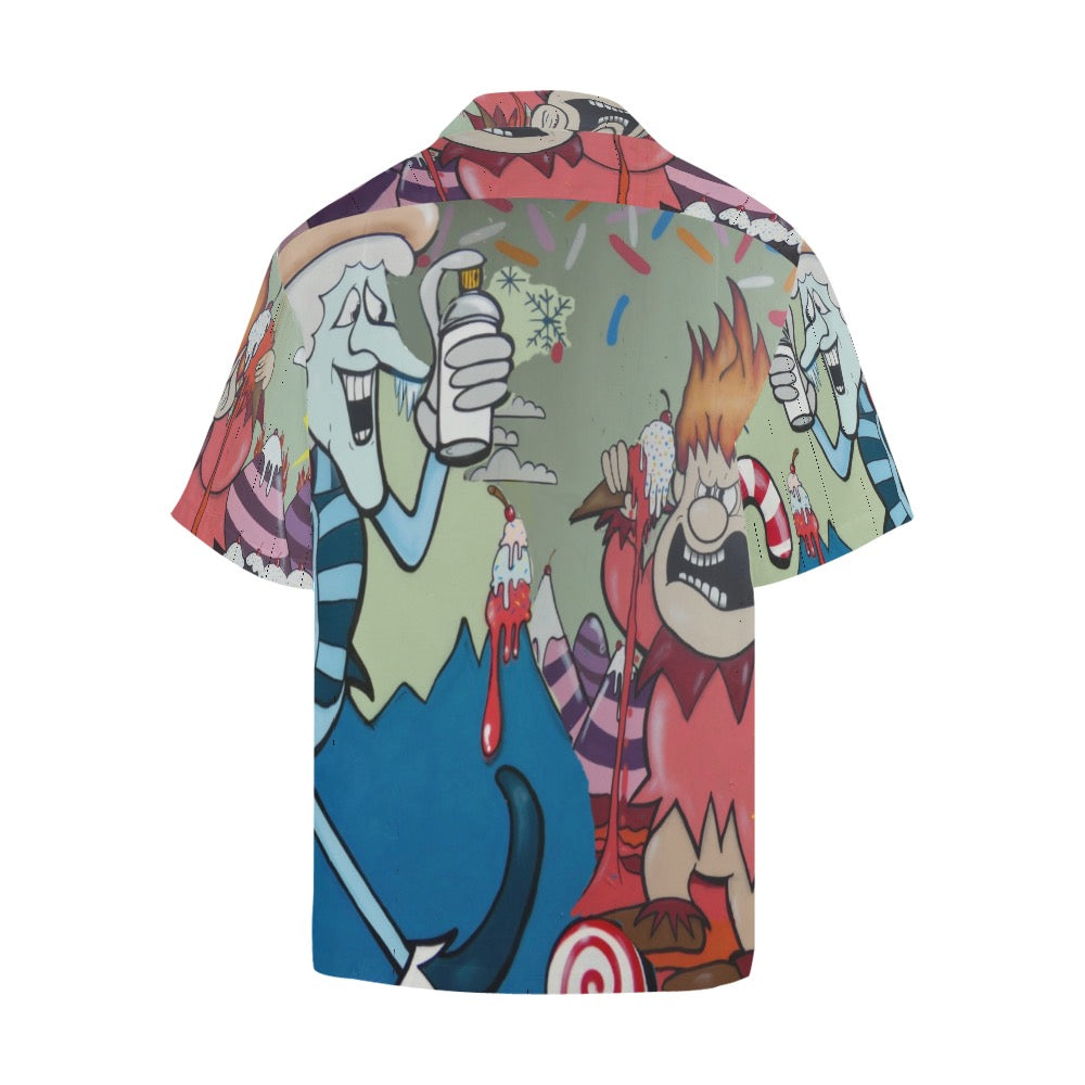 Graffiti Mizer Men's Hawaiian Shirt