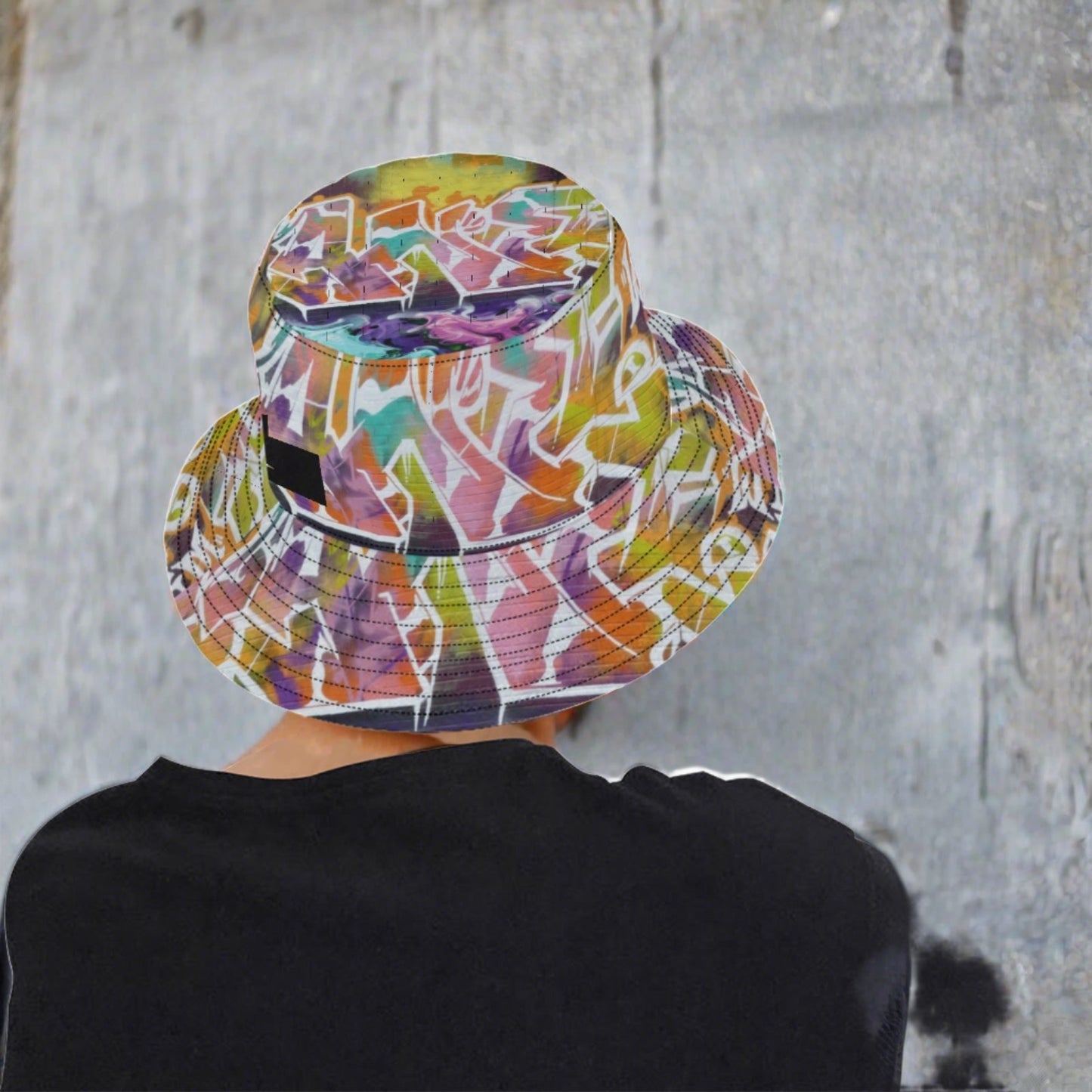 Graffiti City Hat Unisex Summer Bucket Hat