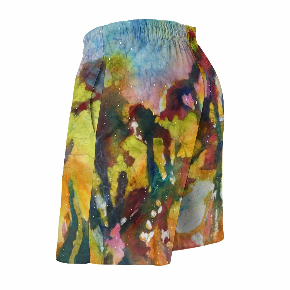 Batik Iris-Men's Shorts beach