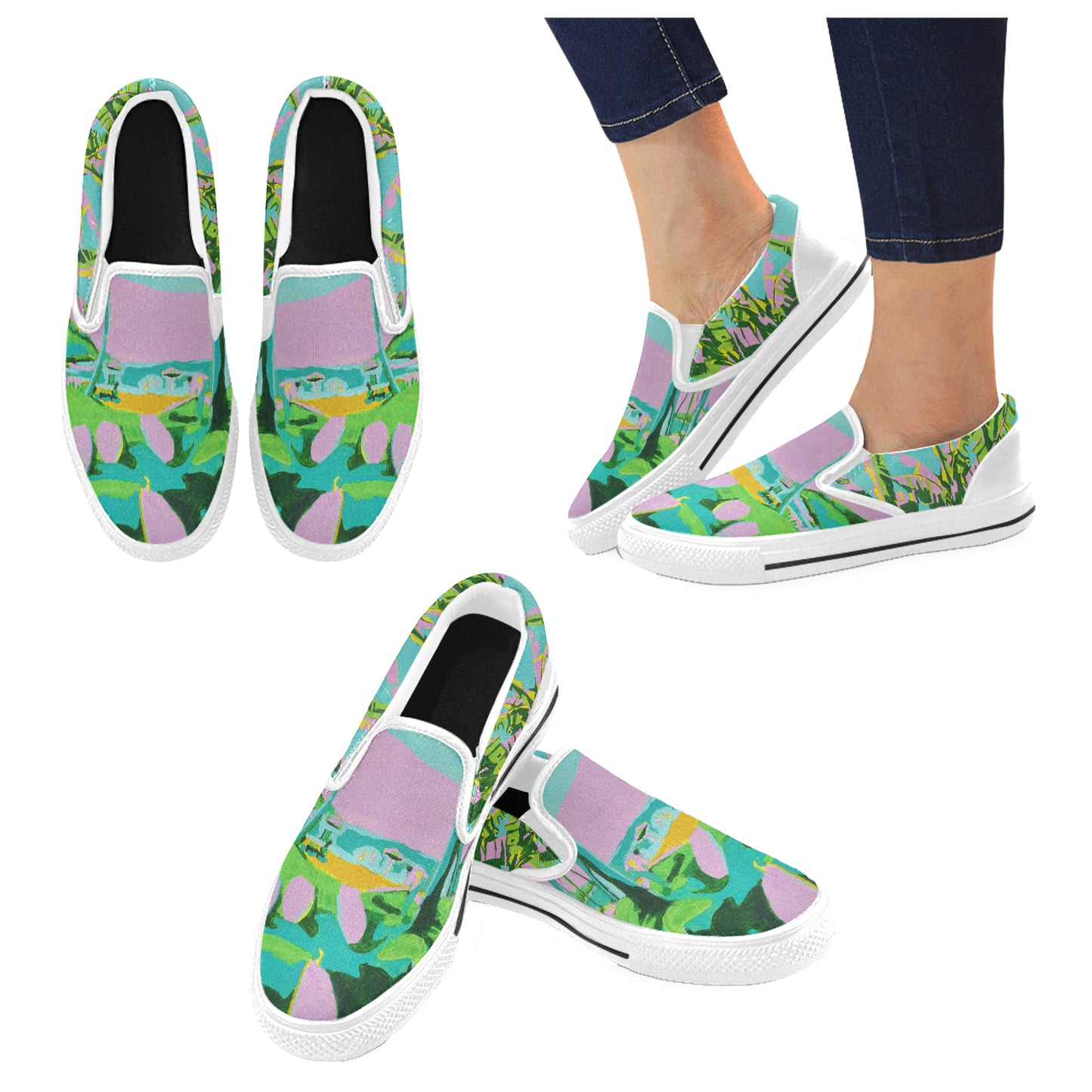 Kauai Beach Men's Shoes  Slip-on Canvas