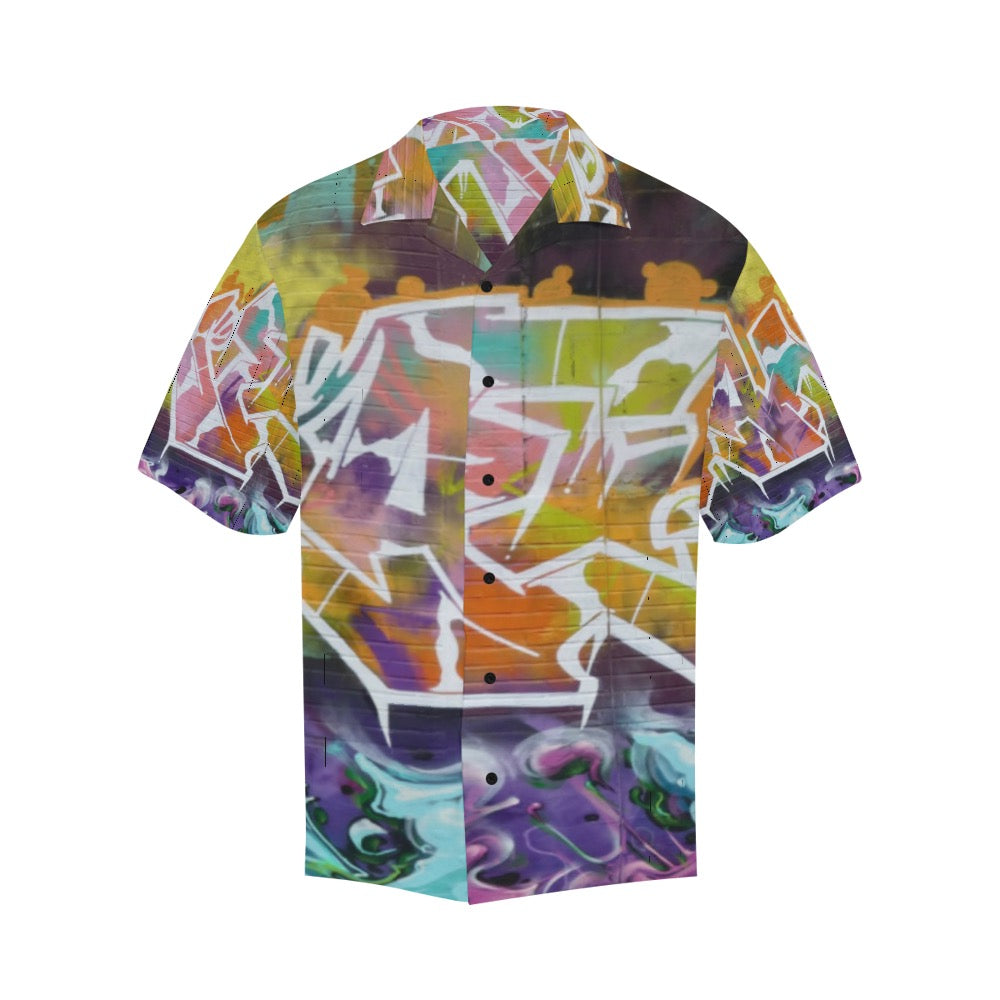 Graffiti City Men's Hawaiian Shirt