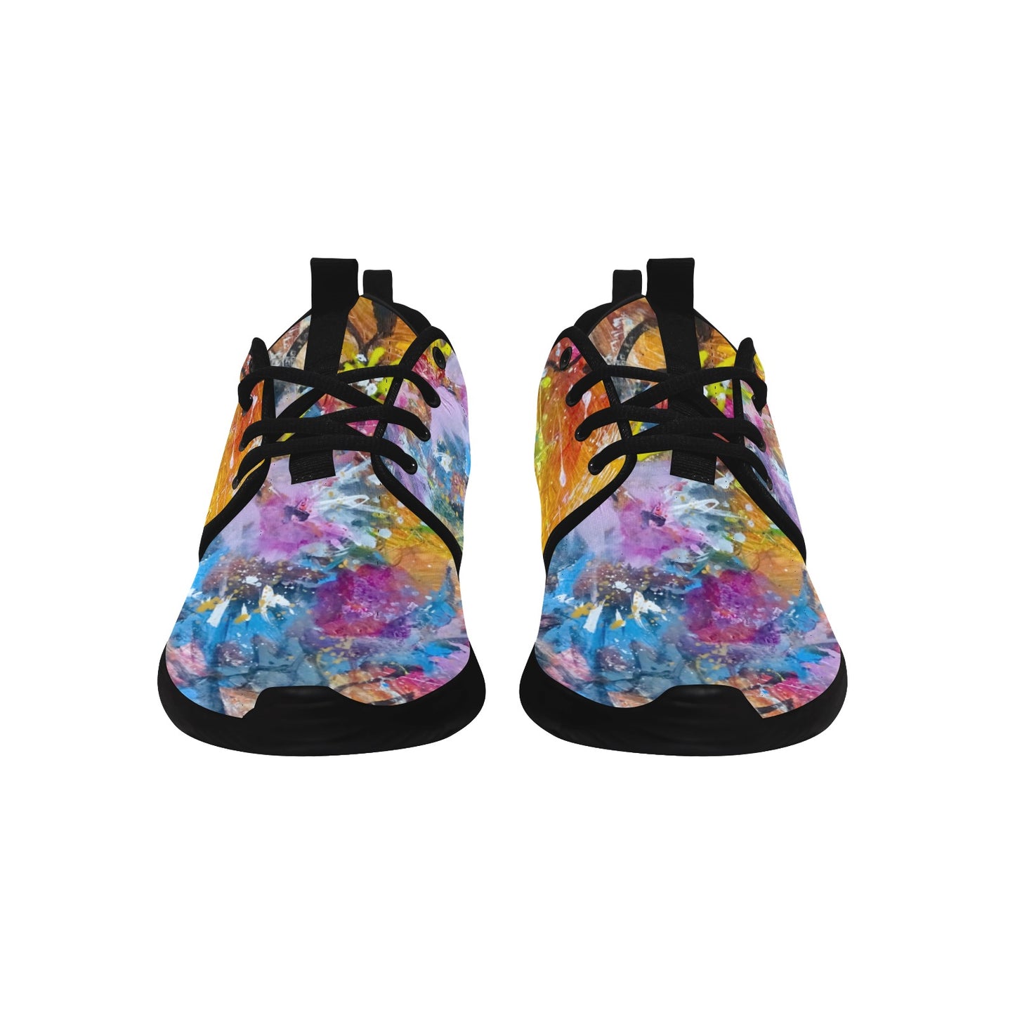 Floral Ladies Shoe Pull Loop Sneakers