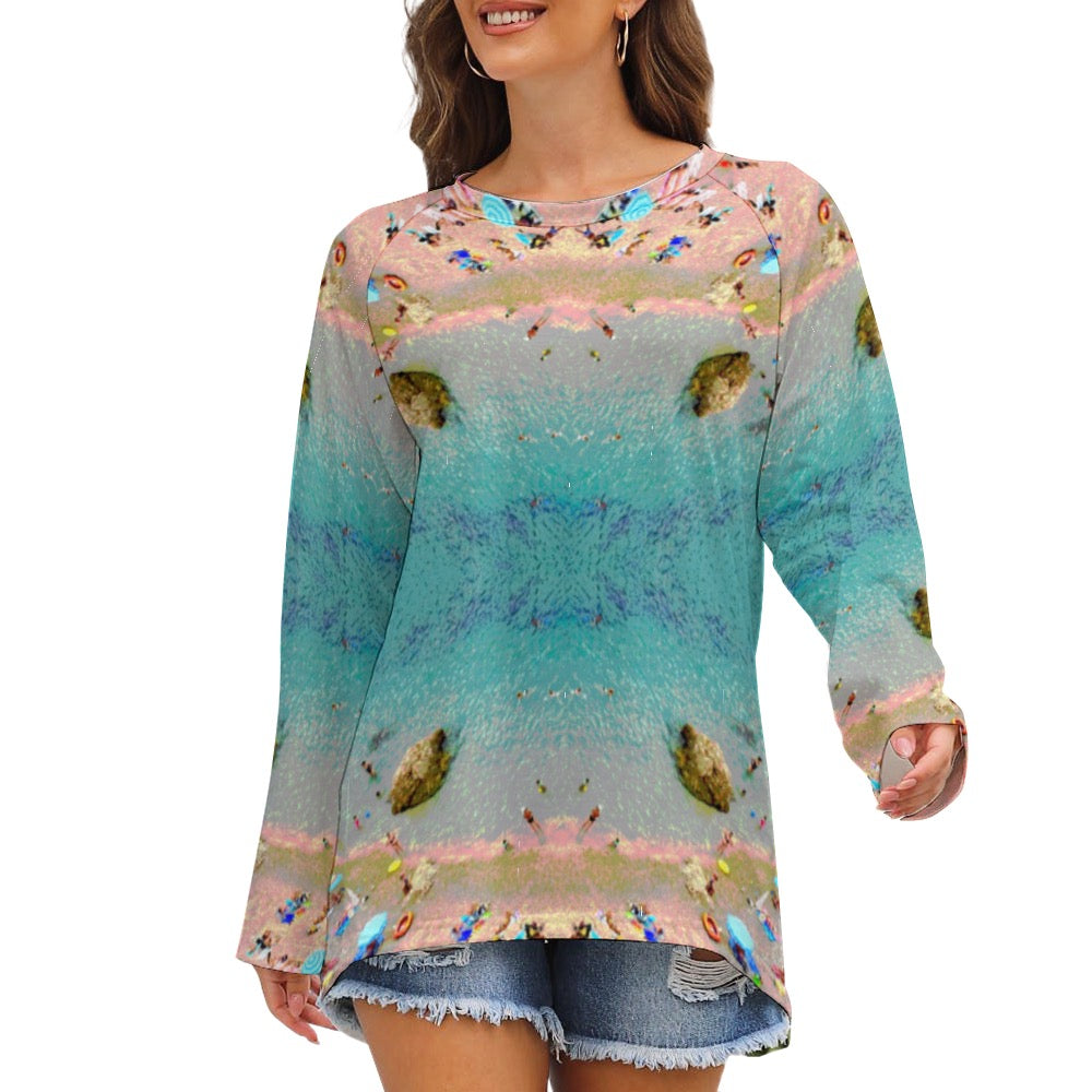 Beach Ladies Shirt Long Sleeve T-Shirt