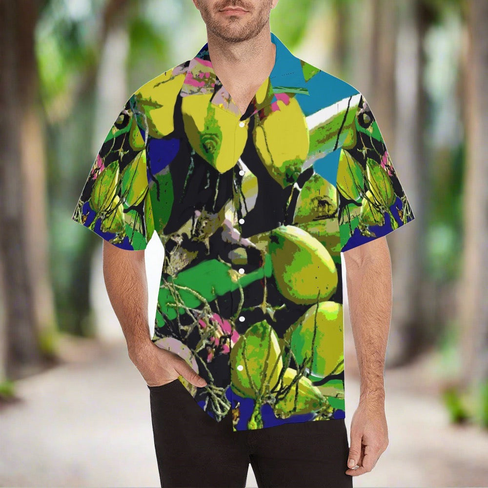 Kauai Coconut Men's Hawaiian Shirt