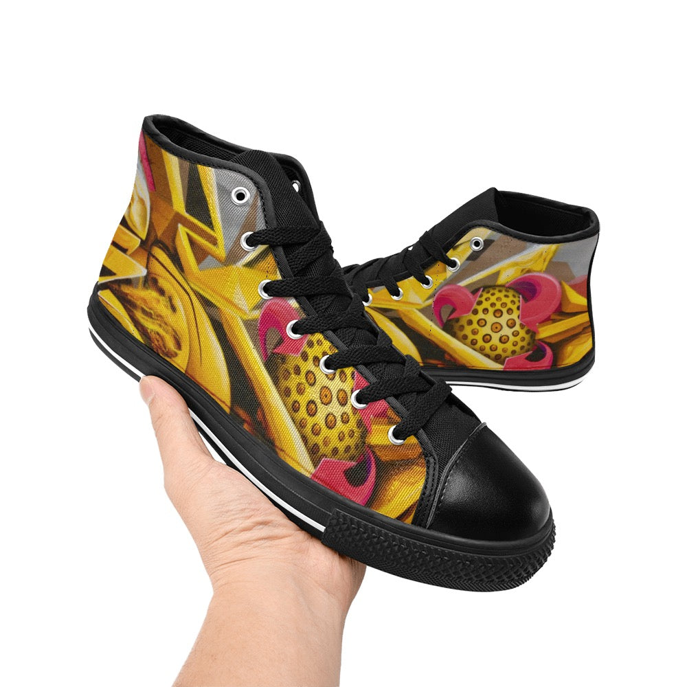 Graffiti Ball men’s shoes Aquila High Top Canvas