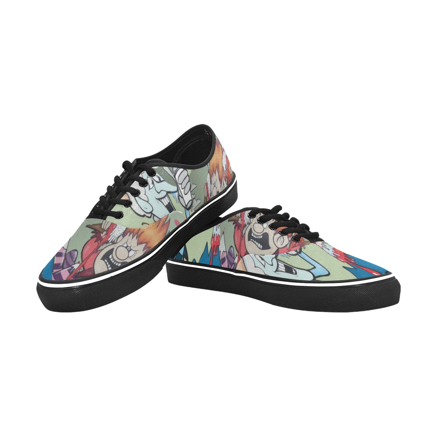 Graffiti Mizer Men's Shoes  Classic Canvas Low Top