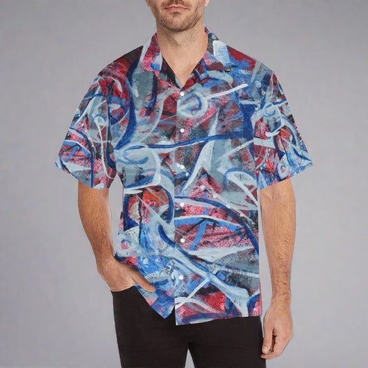 Patriotic Men's Hawaiian Shirt