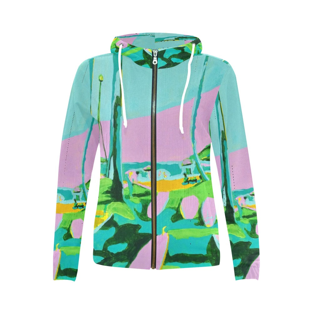 Kauai Beach Ladies hoodie Full Zip