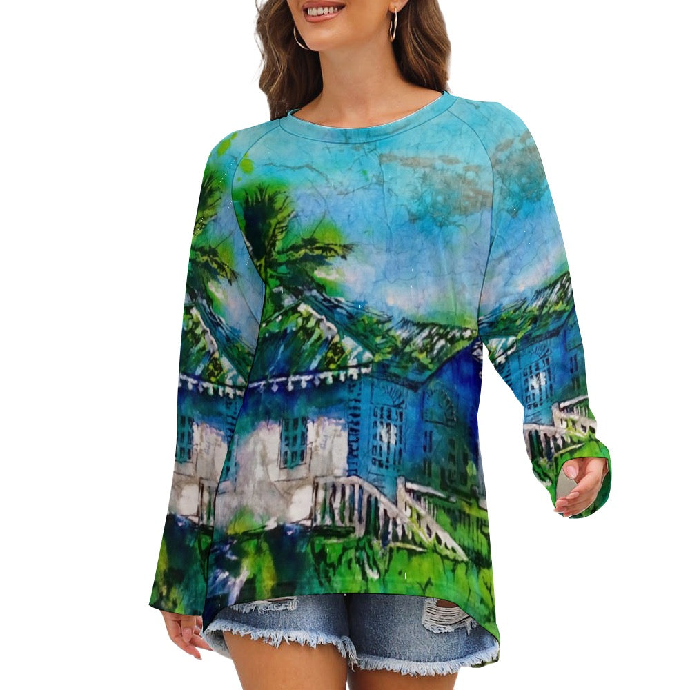 Batik Beach DR Ladies Shirt Long Sleeve