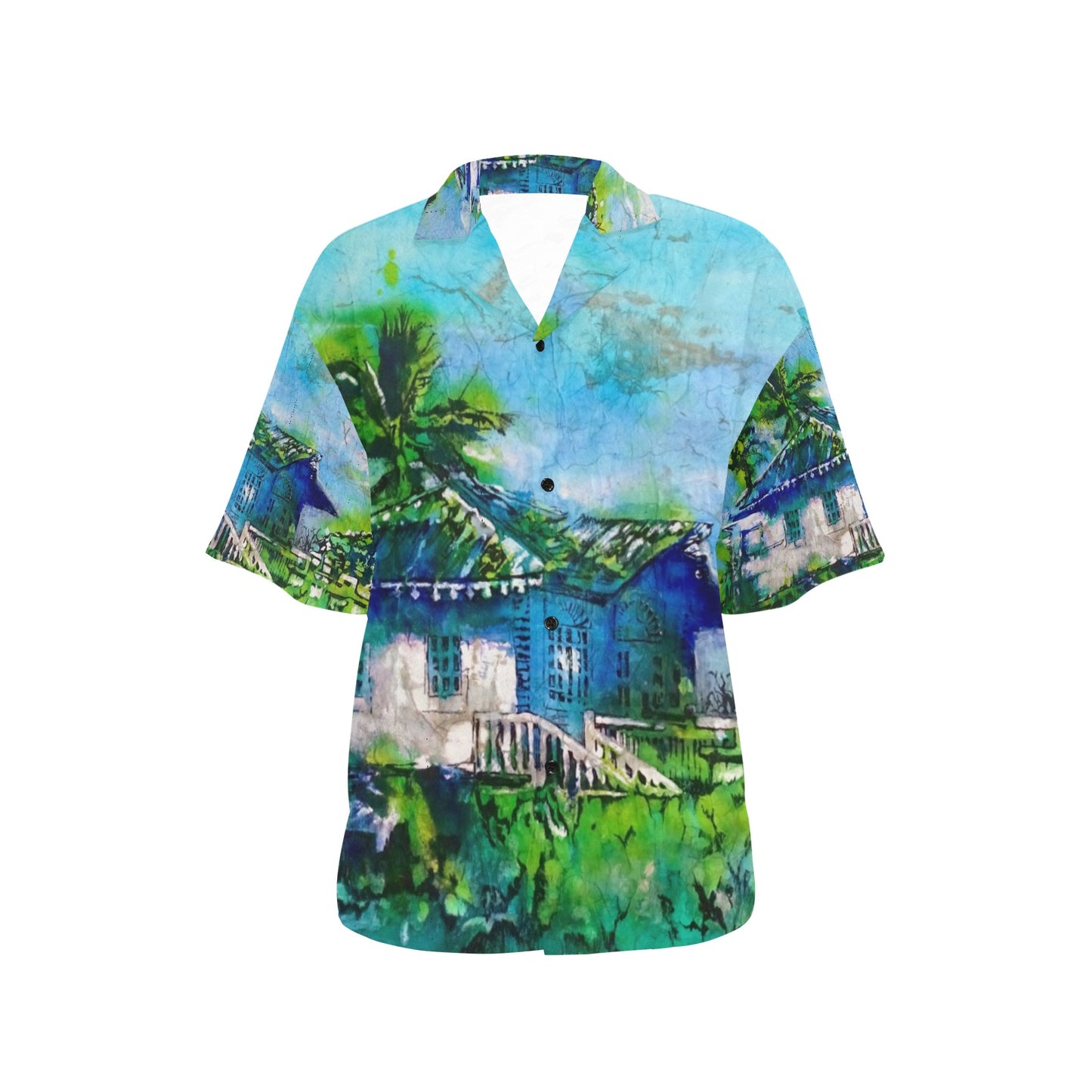 Batik Beach DR Ladies Hawaiian Shirt