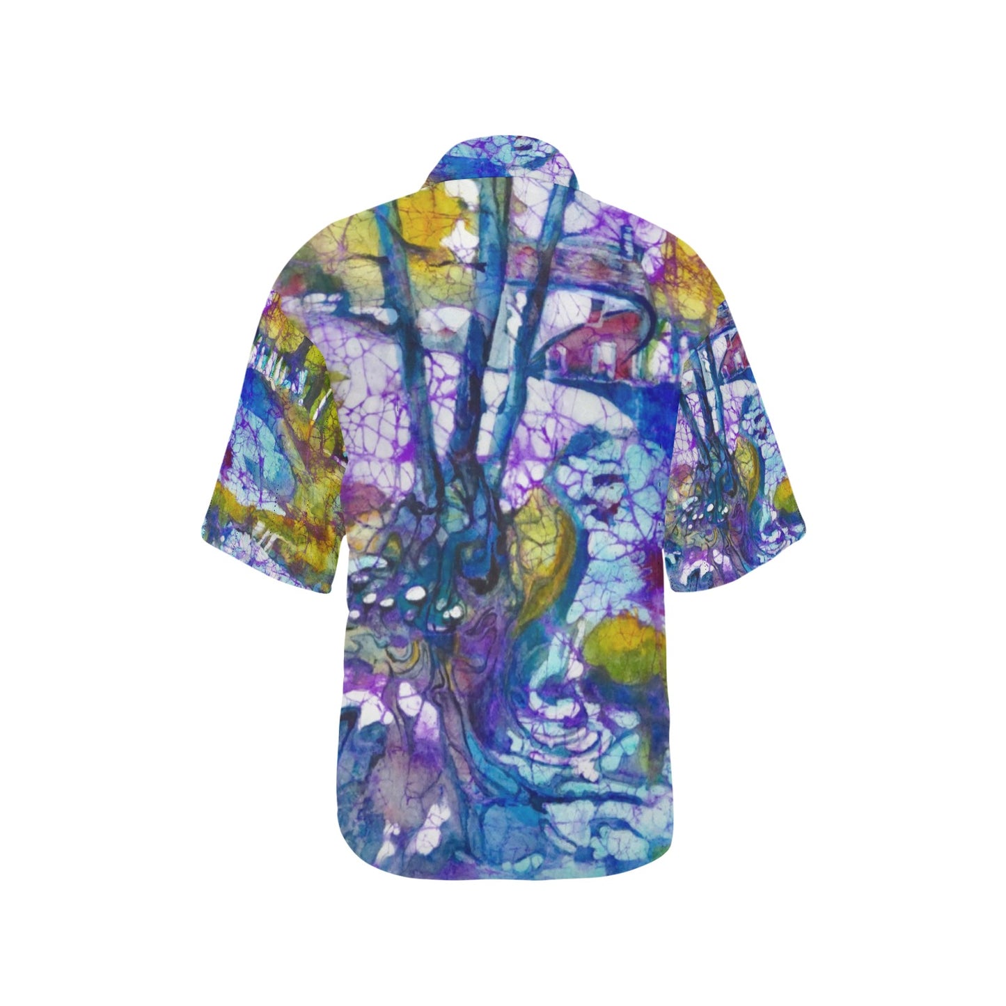 Batik Croatia Ladies Hawaiian Shirt