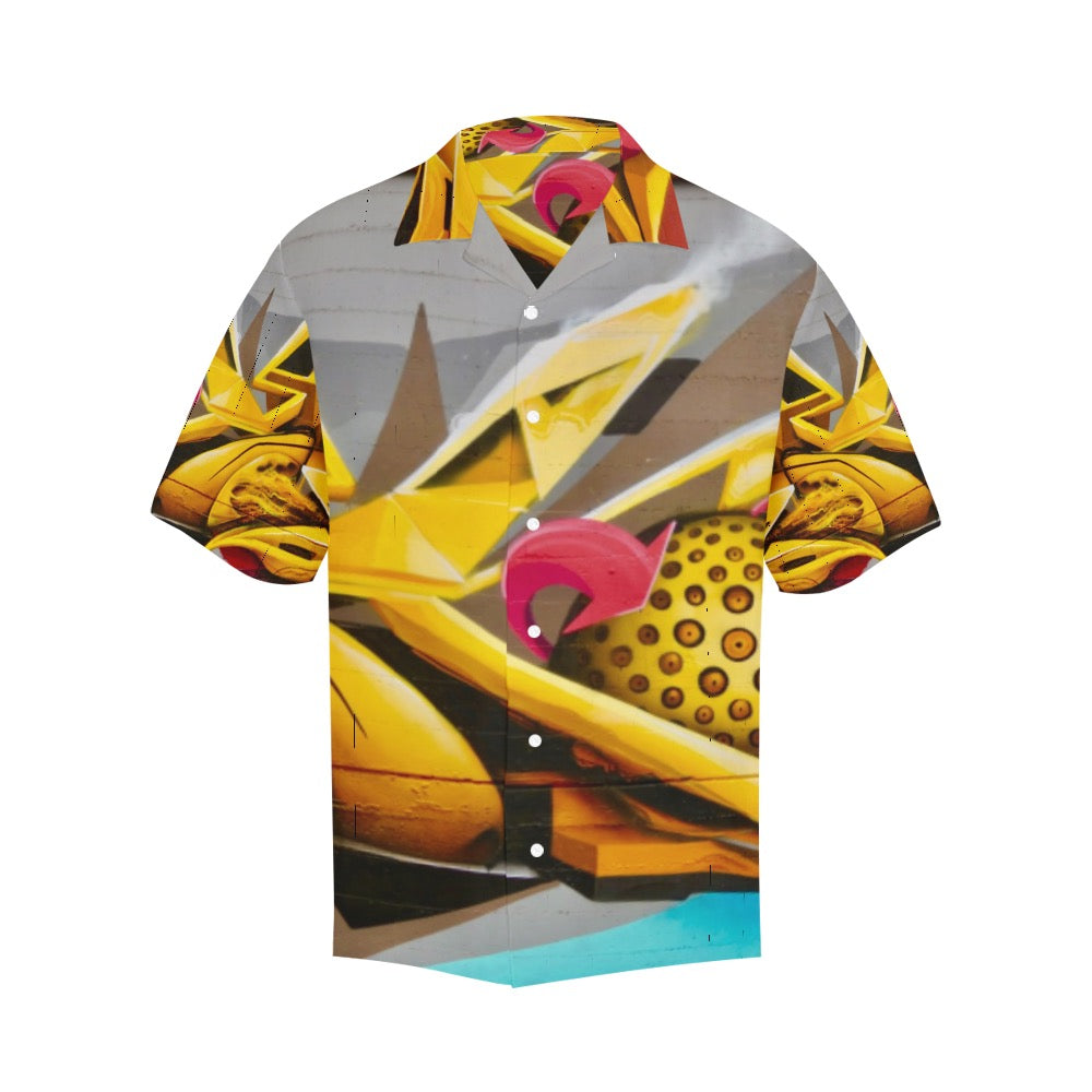 Graffiti Ball Men's Hawaiian Shirt