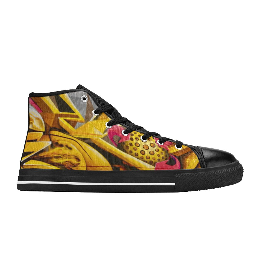 Graffiti Ball men’s shoes Aquila High Top Canvas