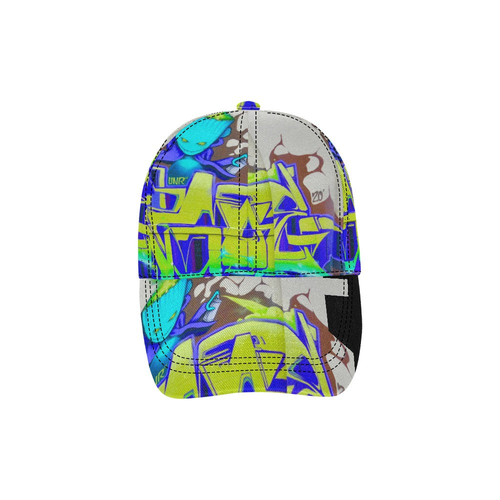 Graffiti Blue man baseball hat