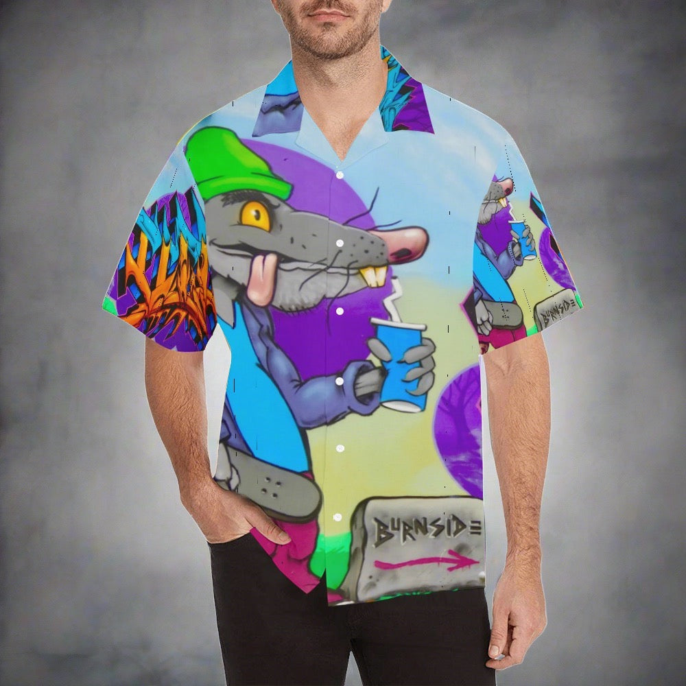 Graffiti Burnside Mens Hawaiian Shirt