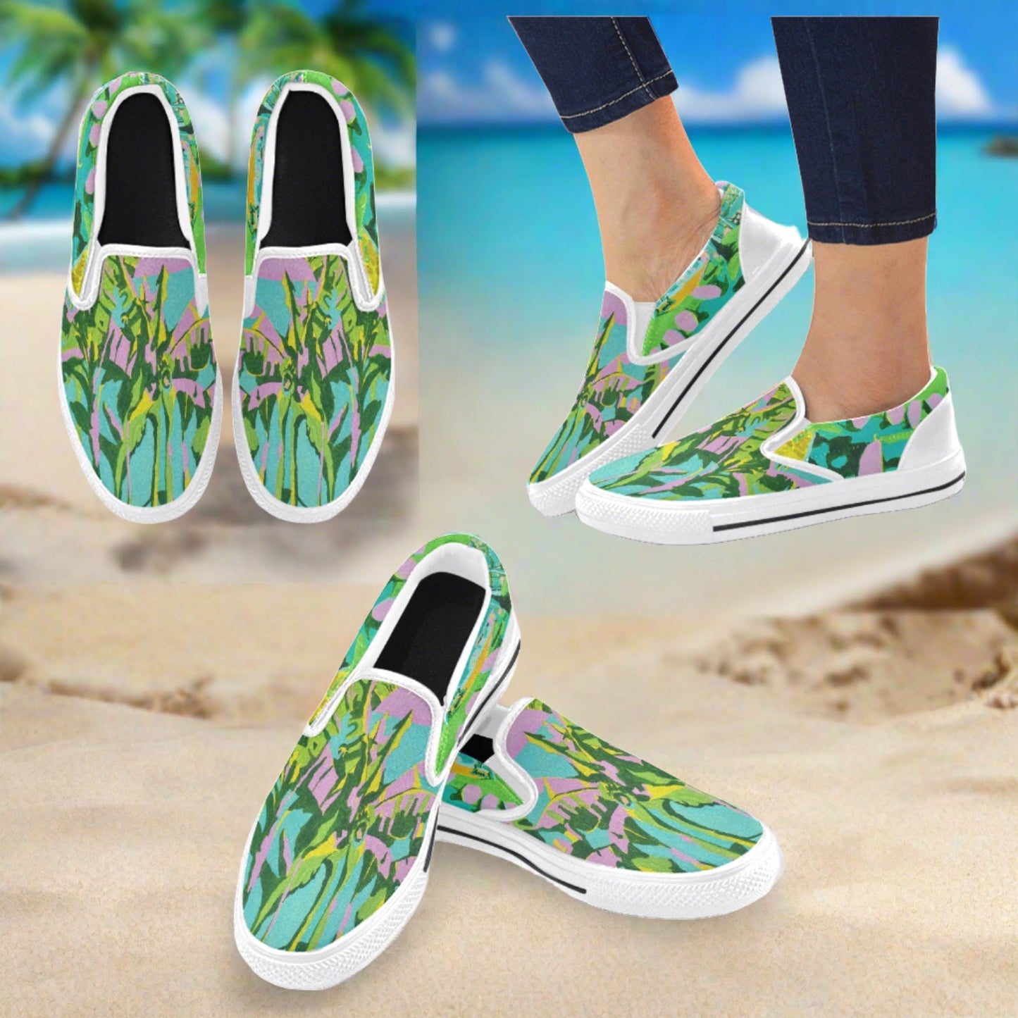 Kauai Beach kids shoes Slip-on Canvas (Big Kid)