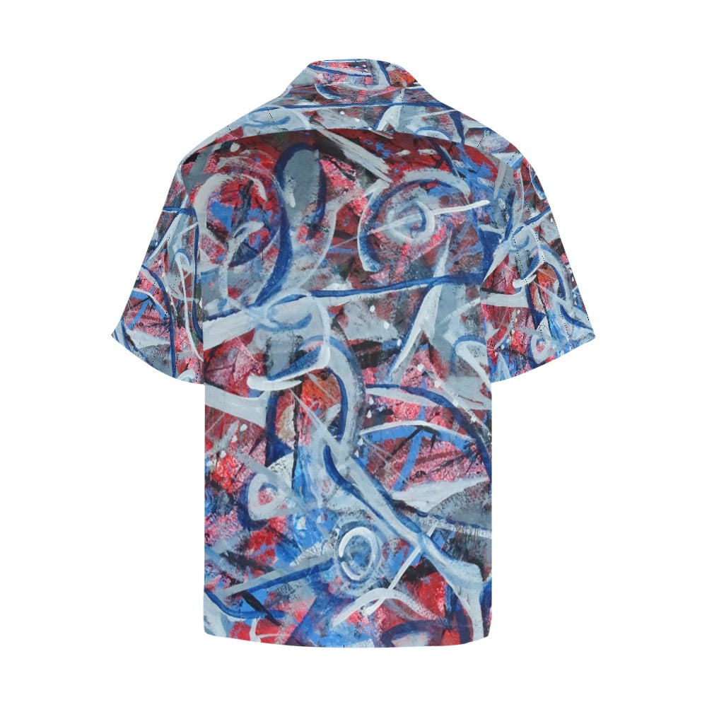 Patriotic Men's Hawaiian Shirt