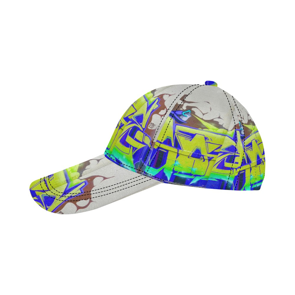 Graffiti Blue man baseball hat