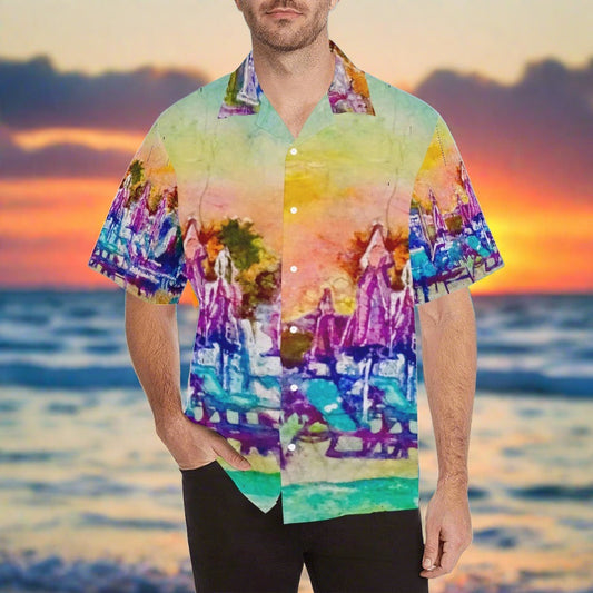 Batik Beach Cabo Men's Hawaiian Shirt