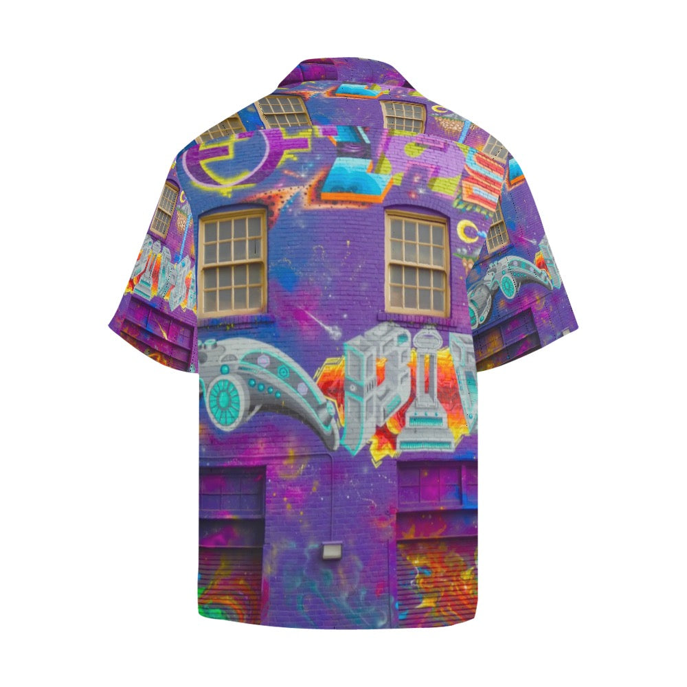 Graffiti Men's Hawaiian Shirt