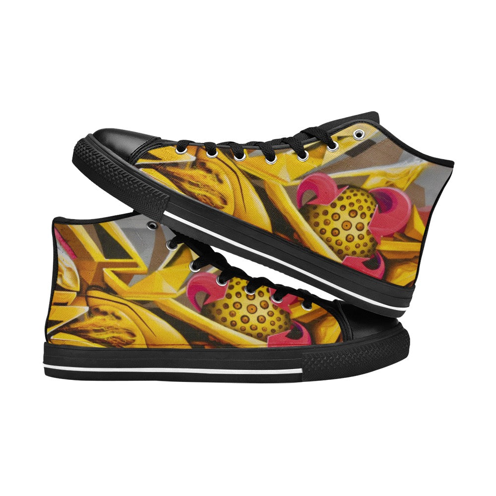 Graffiti Ball men’s shoes Aquila High Top Canvas