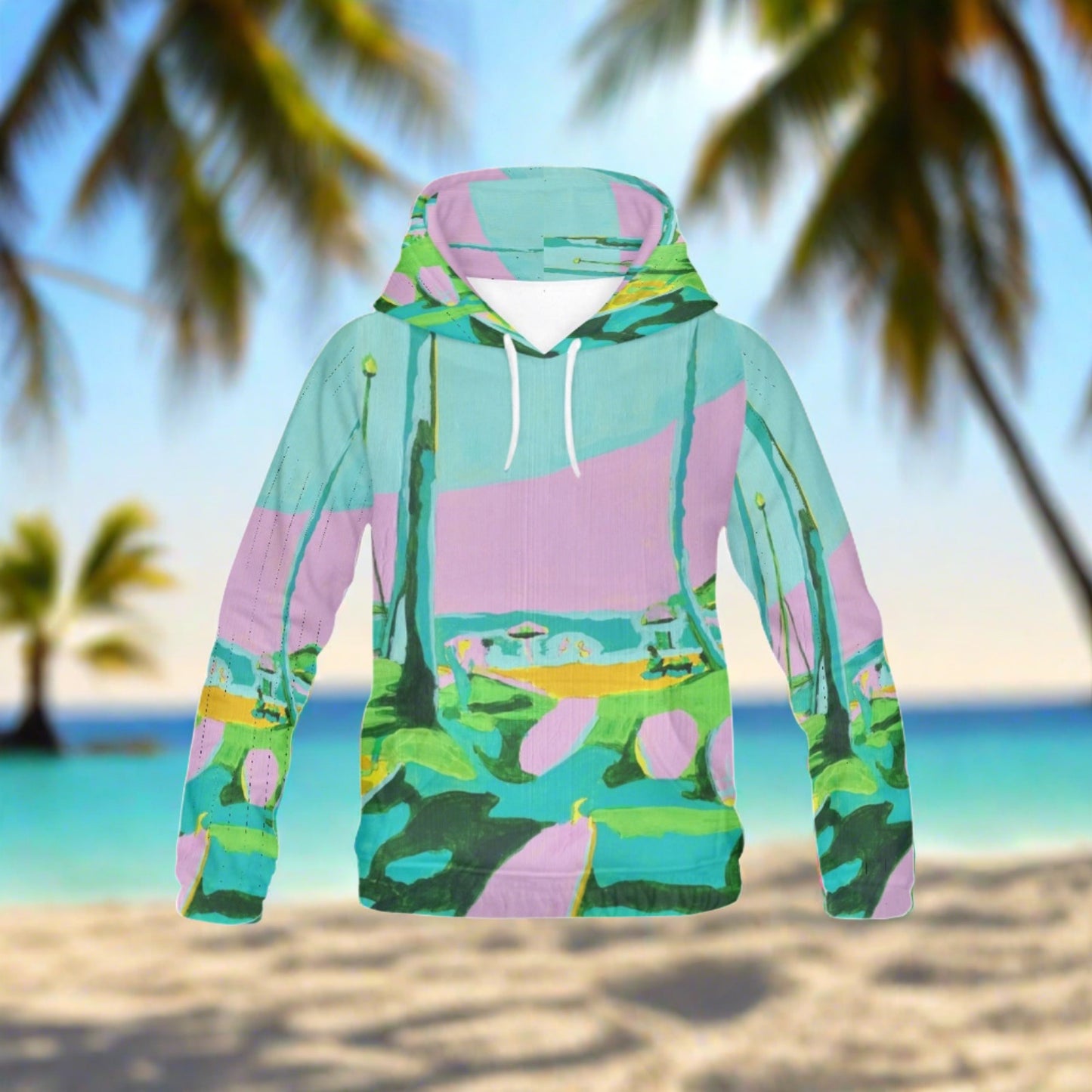 Kauai Beach kids Youth All Over Print Hoodie