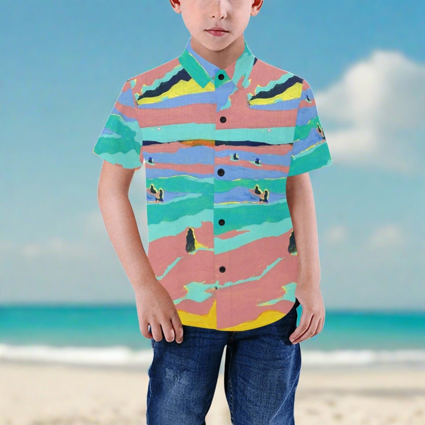 Kauai Beach Kids Hawaiian Shirt