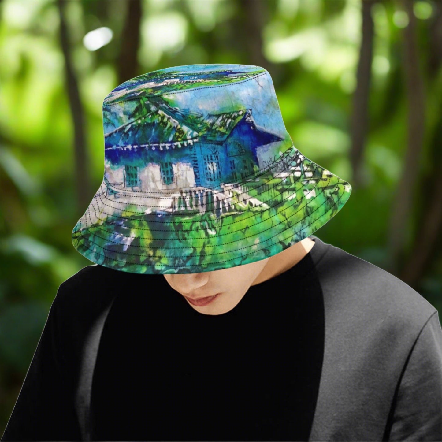 Batik Beach DR Hat Unisex Bucket Hat