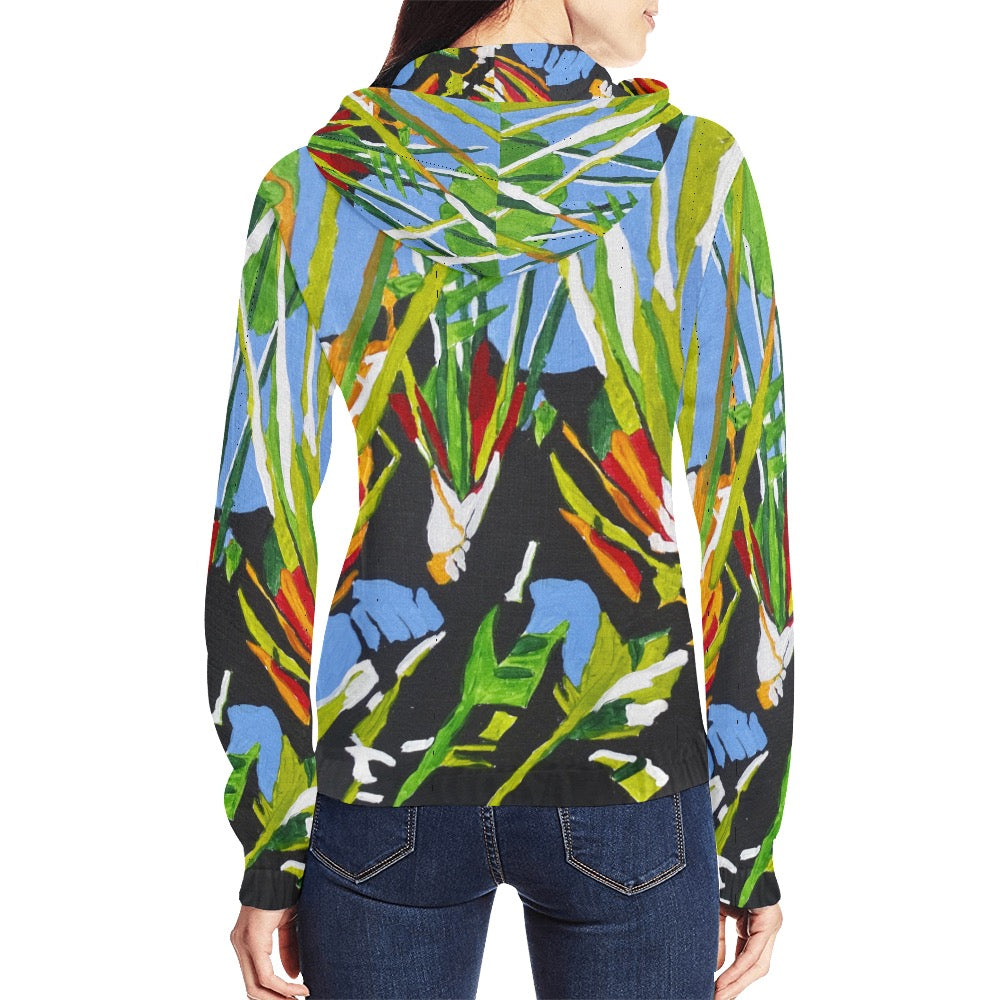 Kauai Botanicals Ladies hoodie Full Zip