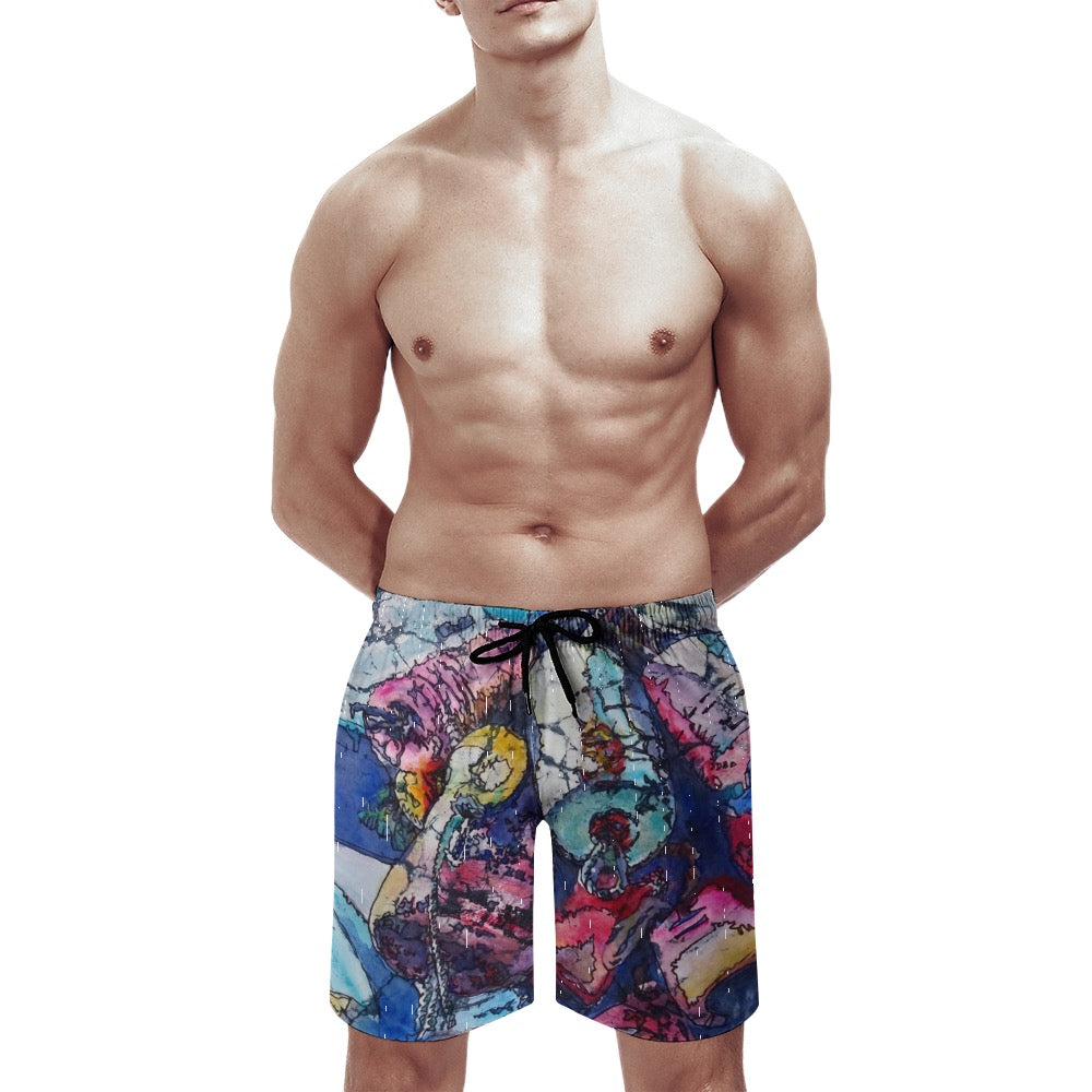 Batik Buoy Mens  Shorts casual beach