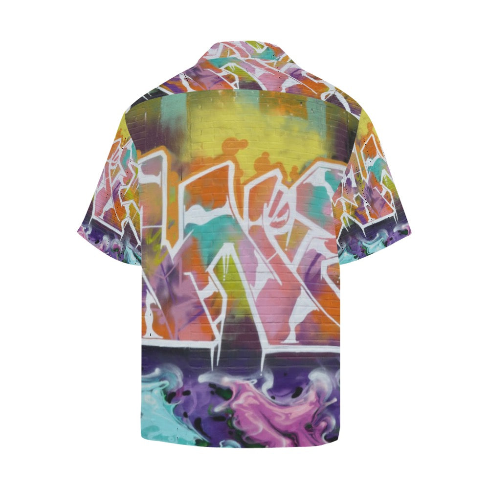 Graffiti City Men's Hawaiian Shirt