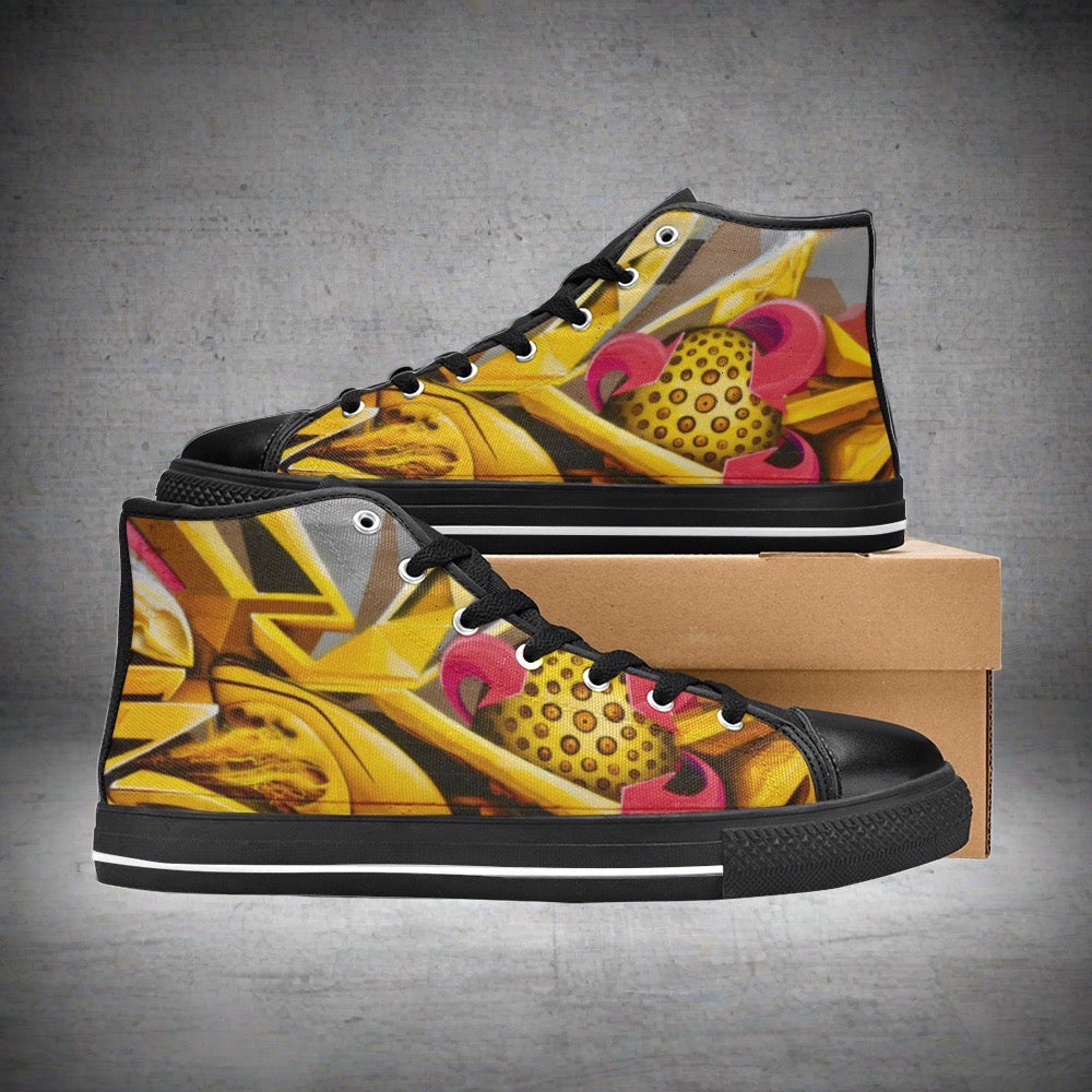 Graffiti Ball men’s shoes Aquila High Top Canvas